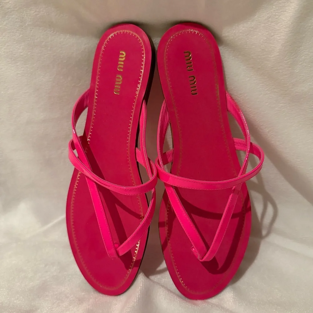 Authentic Miu Miu Sandals - Picture 1 of 3